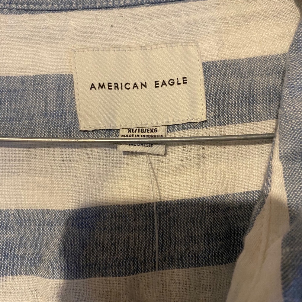 Linen button down